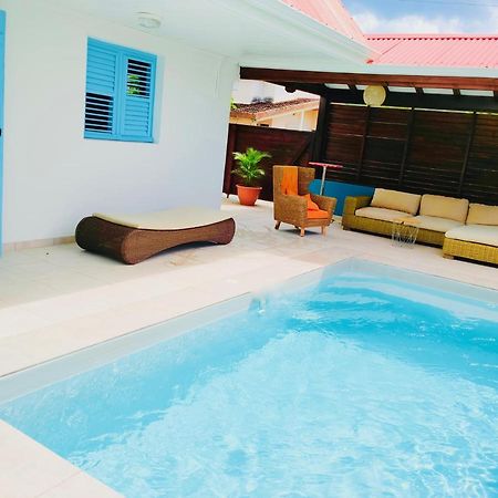 Location Maison Bleue Avec Piscine Privative Au Carbet Martinique Le Carbet Exterior foto